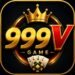 999V Game logo with gold 999V text, crown, red accents, and gaming design
