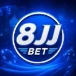 8JJBet Game blue logo with modern betting design
