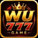Wu777 Game logo with gold crown, red 777 numbers, and black background