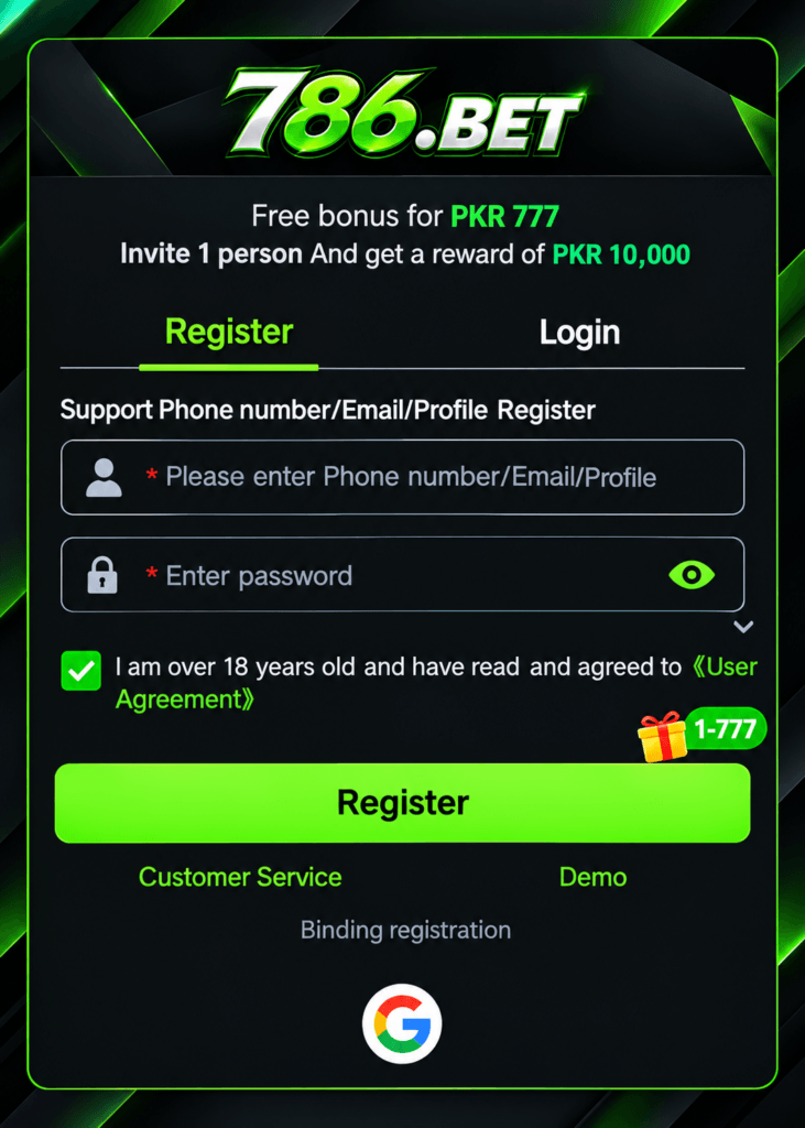 786bet game refferal page